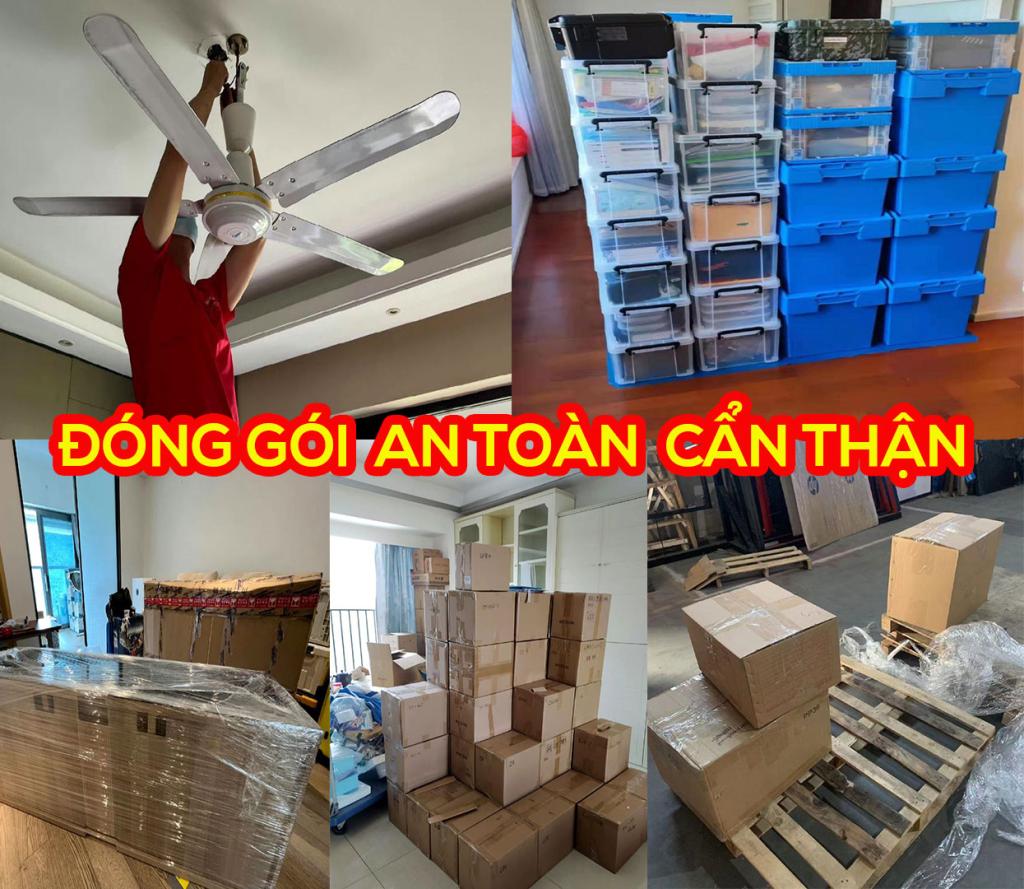 ĐÓNG GÓI AN TOÀN CẨN THẬN CHO DỊCH VỤ CHUYỂN NHÀ TPHCM 