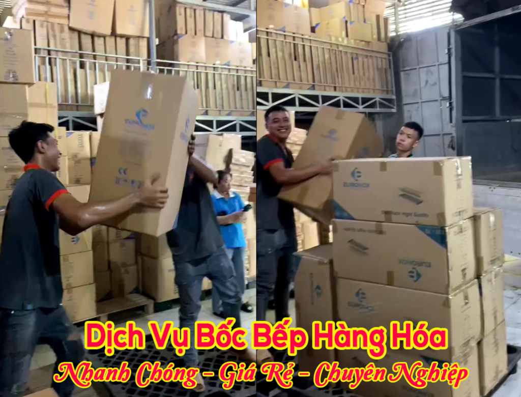 Dịch vụ bốc xếp hàng hóa giá rẻ nhanh chóng chuyên nghiệp